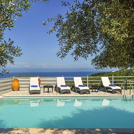 Villa Lioniskari Seaviews - Paxoi'S Private Pool Oasis Porto Ozias Esterno foto