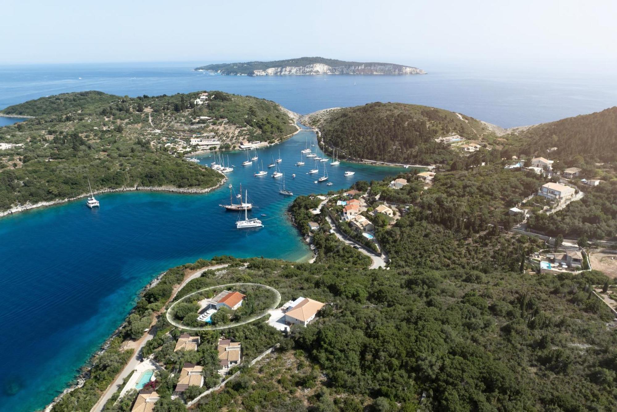 Villa Lioniskari Seaviews - Paxoi'S Private Pool Oasis Porto Ozias Esterno foto