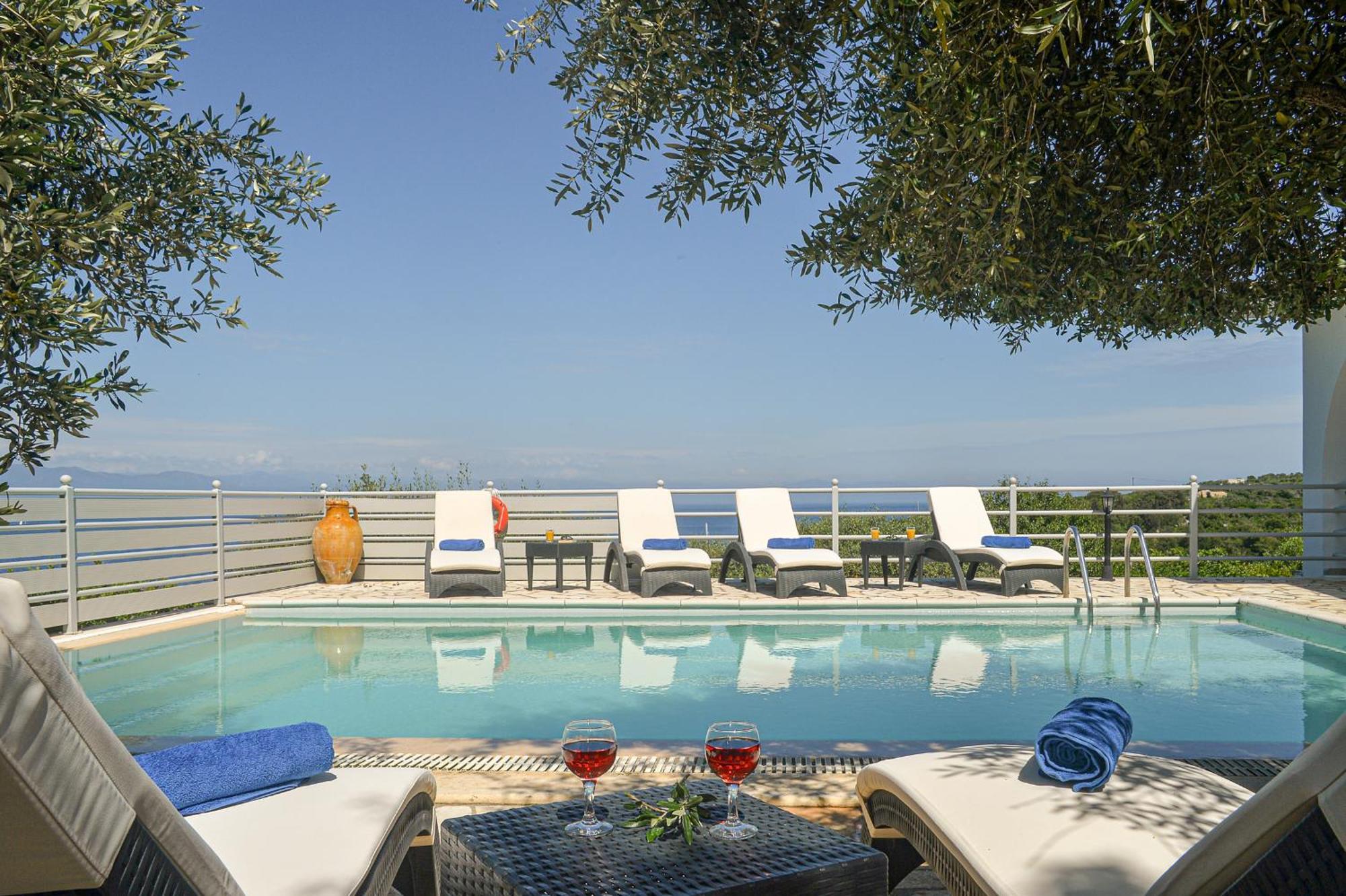 Villa Lioniskari Seaviews - Paxoi'S Private Pool Oasis Porto Ozias Esterno foto