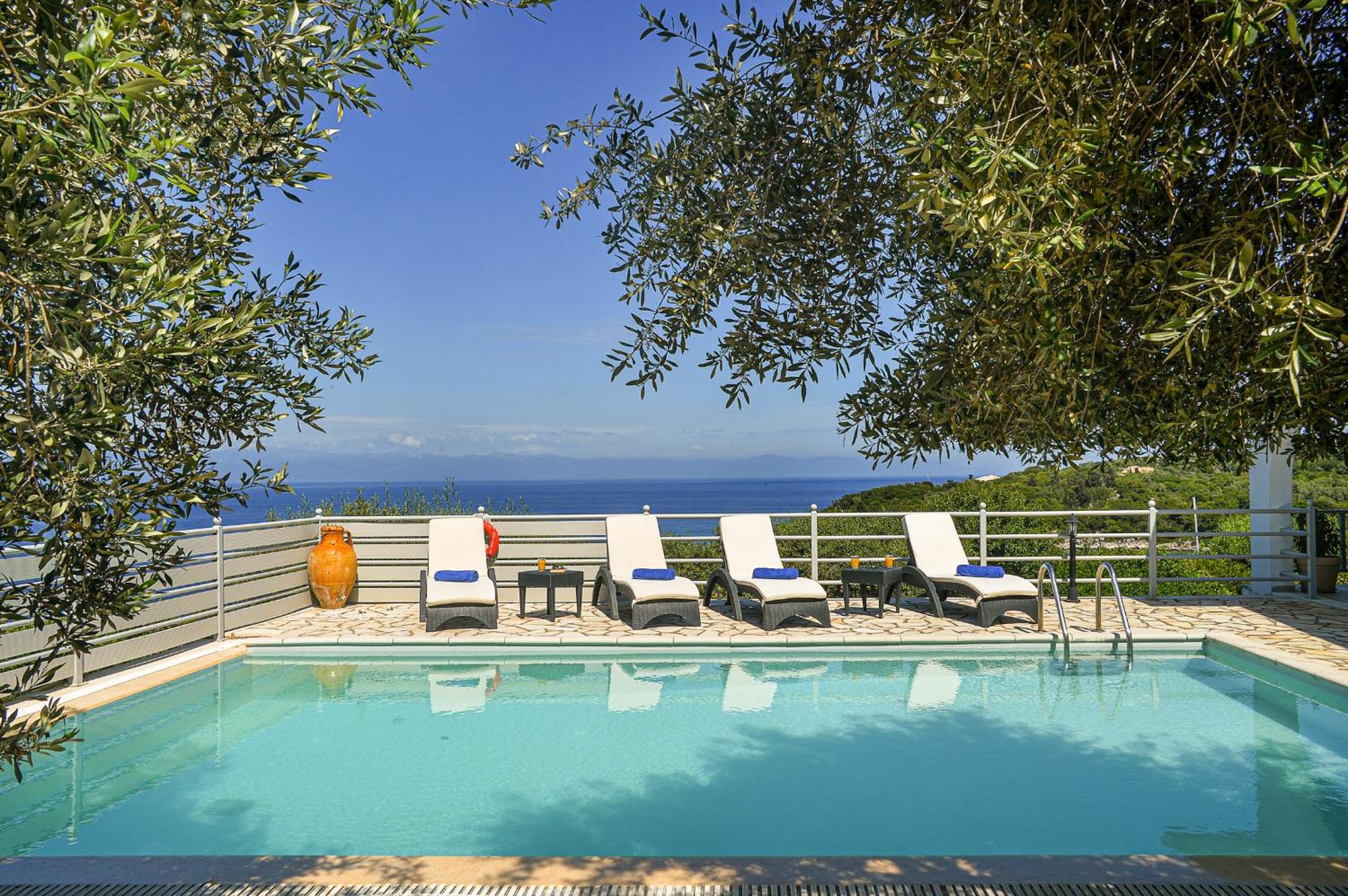 Villa Lioniskari Seaviews - Paxoi'S Private Pool Oasis Porto Ozias Esterno foto